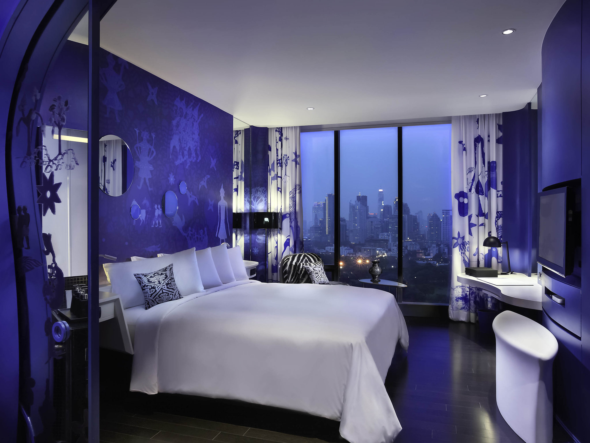 バンコクのソ ソフィテル　モダンなデザインの客室