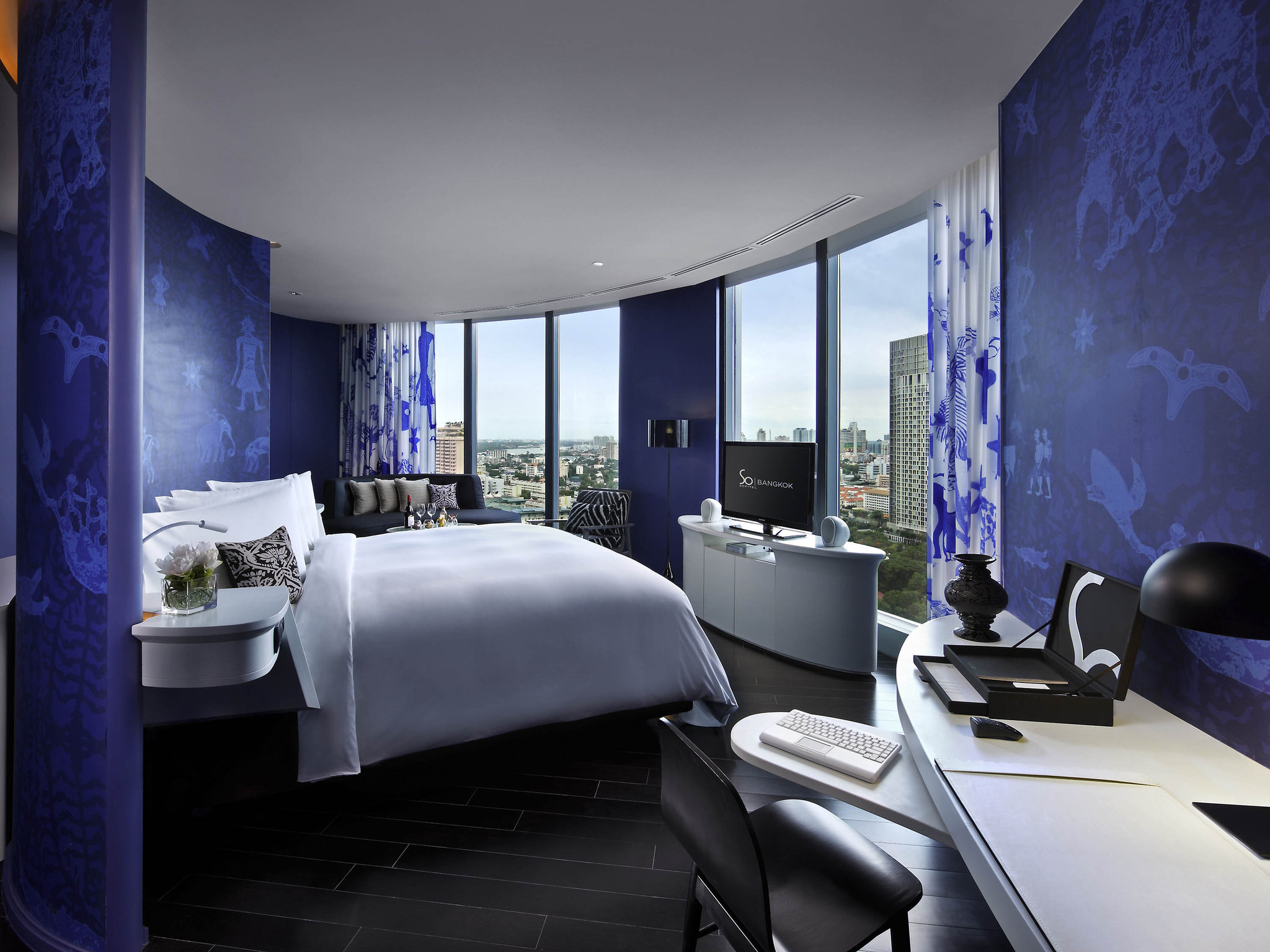 高級ホテル　ソフィテル バンコクの独特な客室デザイン