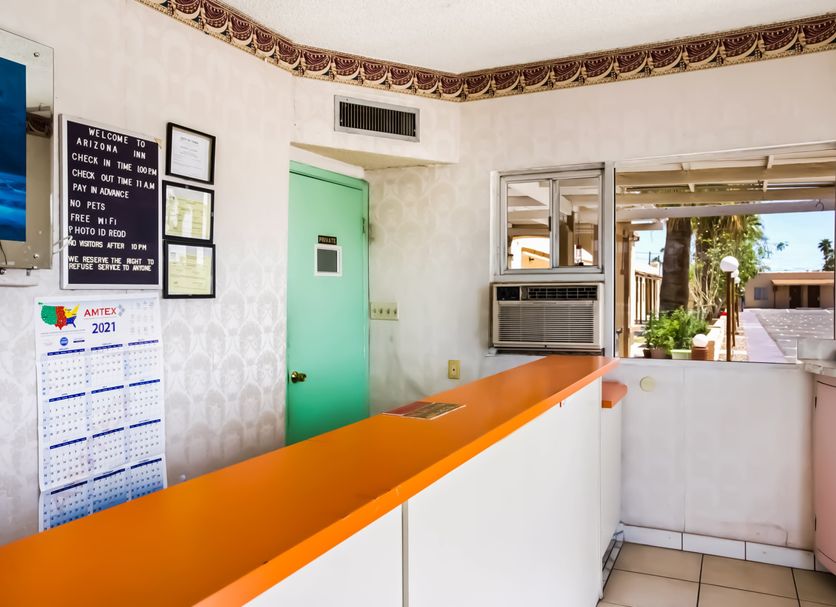 フロントデスク 写真